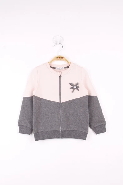 Toontoy Kız Çocuk Fiyonk Detaylı Garnili Hırka - 7