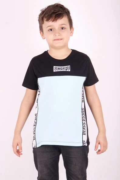 Toontoy Erkek Çocuk Yazı Baskılı Tişört - 8