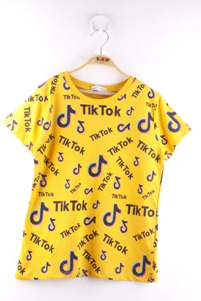 Toontoy Erkek Çocuk TikTok Baskılı Tişört - Resim 7