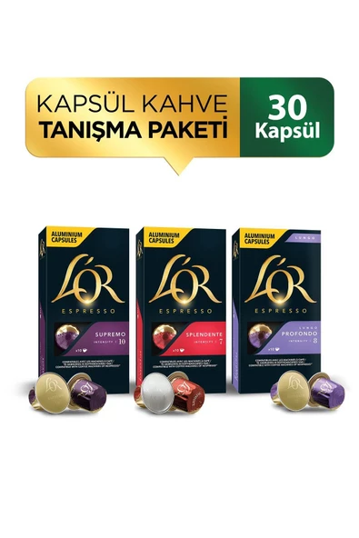 Nespresso Uyumlu Kapsül Avantaj Paketi ( Supremo Splendente Lungo) - Resim 2
