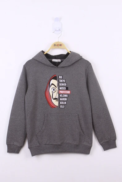 Toontoy Erkek Çocuk La Casa Baskılı Sweatshirt - 5