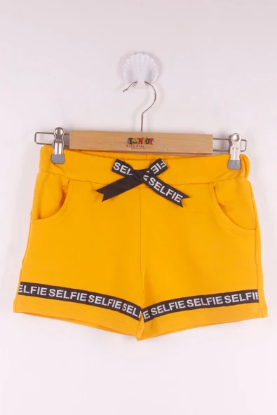 Toontoy Kız Çocuk Serfie Şeritli Cepli Şort - 12