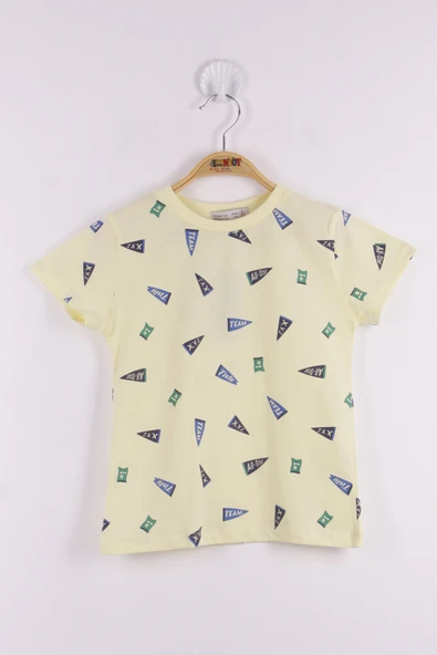 Toontoy Erkek Çocuk Yazı Baskılı T-Shirt ürün görseli 1