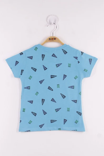 Toontoy Erkek Çocuk Yazı Baskılı T-Shirt - Resim 7