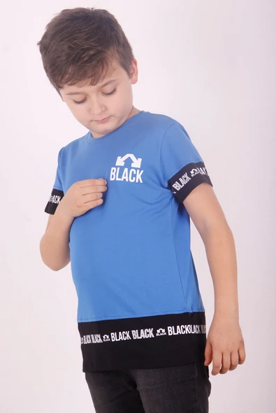 Toontoy Erkek Çocuk BLACK Baskılı Tişört - 2