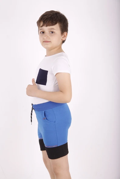 Toontoy Erkek Çocuk Sport Şeritli Garnili Şort - 12