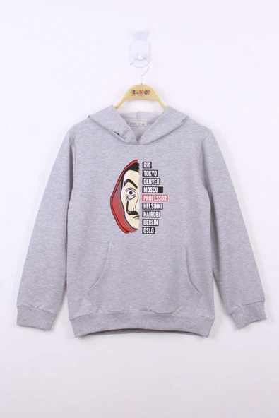 Toontoy Erkek Çocuk La Casa Baskılı Sweatshirt - 7