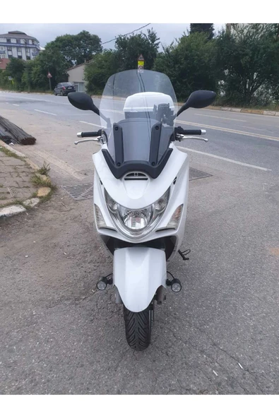 MOTOCAM Kymco Xciting 250 500 İ Siperlik Ön Cam 2008 2012 Model 62cm Şeffaf Renkli 4mm