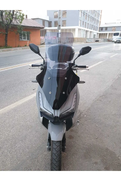 MOTOCAM Motolüx Wow Siperlik Ön Cam 2023 2024 Model 78cm Açıkfüme Renkli 4mm UZUN CAM