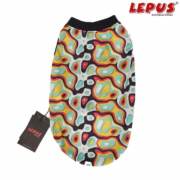 Lepus Kedi ve KÜÇÜK Köpek T-Shirt Desen2 2XL Sırt43cm Göğüs58cm Boyun38cm ürün görseli