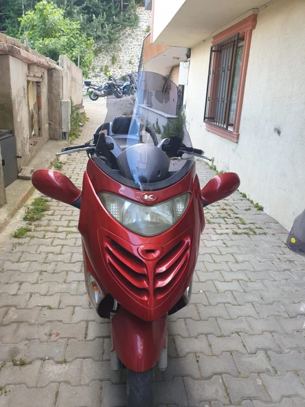 MOTOCAM Kymco Grandink 250i Siperlik Ön Cam 2004 2008 Model 52cm Açıkfüme Renkli 4mm