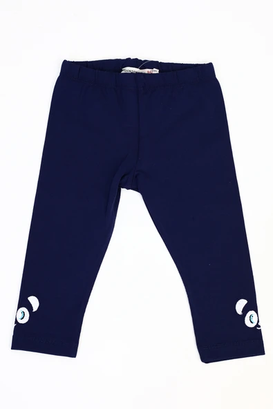 Toontoy Kız Çocuk Paçası Nakışlı Tayt - 5