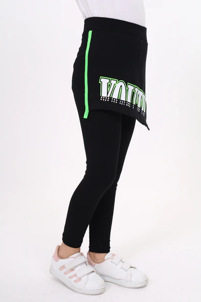 Toontoy Kız Çocuk Neon Şeritli Tayt - Resim 3