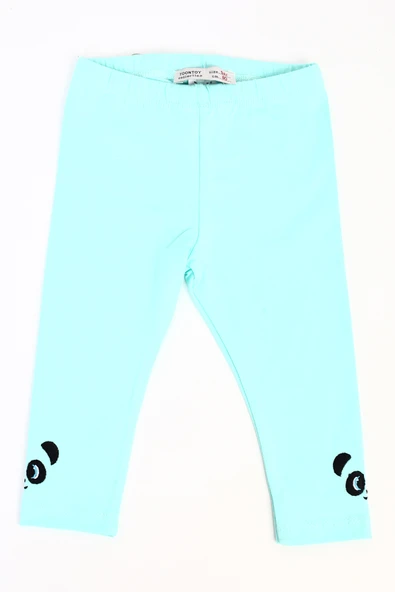 Toontoy Kız Çocuk Paçası Nakışlı Tayt - 2