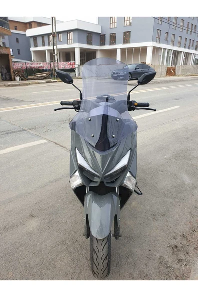 MOTOCAM Volta Apec Apx5 Siperlik Ön Cam 2023 2024 Model 68cm Açıkfüme Renkli 4mm