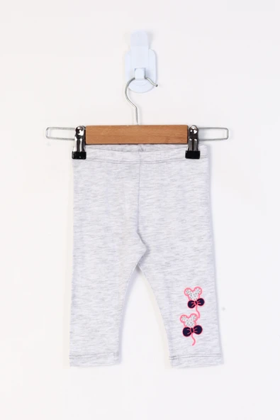 Toontoy Kız Bebek Paçası Nakışlı Tayt - 9