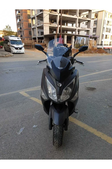 MOTOCAM Sym Joymax250 İ Siperlik Ön Cam 2015 2017 Model 65cm Şeffaf Renkli 4mm APARAT GÖNDERİLMEYECEK