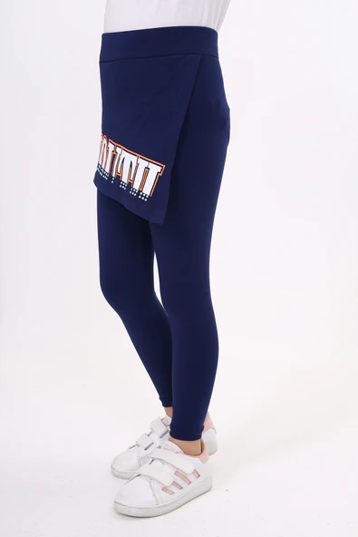 Toontoy Kız Çocuk Neon Şeritli Tayt - Resim 7