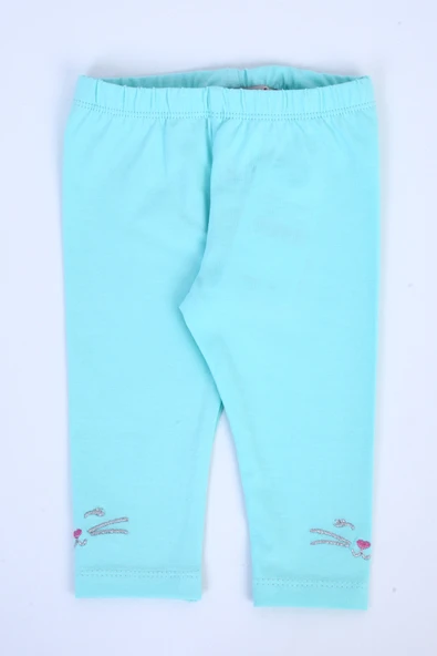 Toontoy Kız Bebek Kedi Nakışlı Tayt