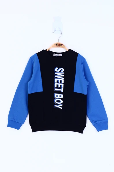 Toontoy Erkek Çocuk Sweet Boy Baskılı Sweatshirt ürün görseli 1