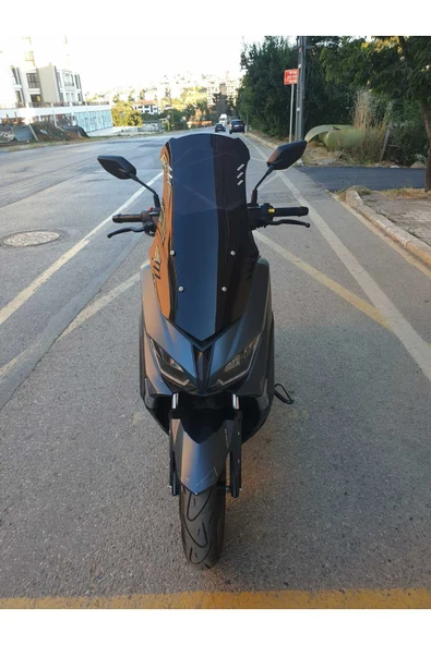MOTOCAM RKS Grace 202 Siperlik Ön Cam 2021 2022 Model 75cm Siyah Renkli 4mm UZUN CAM