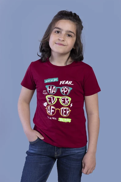 Toontoy Erkek Çocuk Gözlük Baskılı Tişört - 12