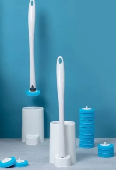 Vonkap Kullan At Süngerli Tuvalet Temizleme Seti - Resim 4