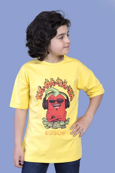 Toontoy Erkek Çocuk  Baskılı Tişört - 9