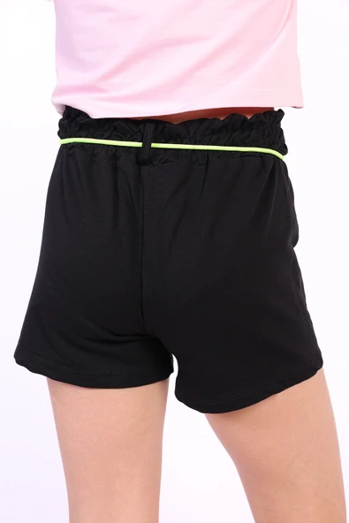 Toontoy Kız Çocuk Back To You Nakışlı Şort - 7