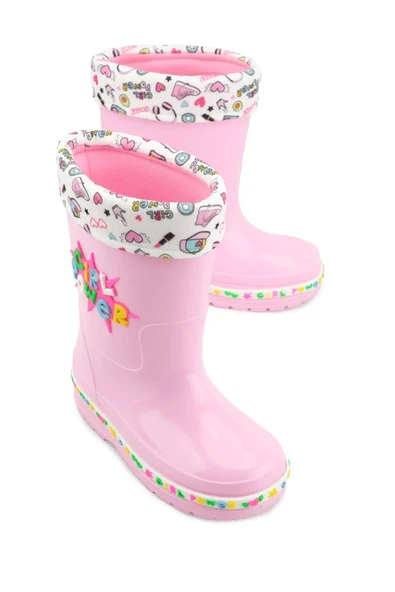 Gezer 00678 Kız Çocuk Termal Astarlı Su Yağmur Geçirmez Çizme ürün görseli 1