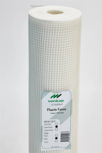 10 mm Gözlü 1x3 m | Vonkap Bahçe Çiti Kedi ve Köpek Koruma Balkon Filesi | Evcil Hayvan Güvenlik Filesi - Resim 4