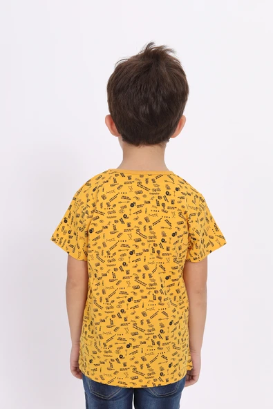 Toontoy Erkek Çocuk Komple Baskılı Tişört - Resim 10