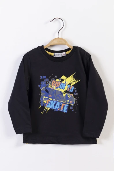 Toontoy Erkek Çocuk Kaykay Baskılı Tişört - 3