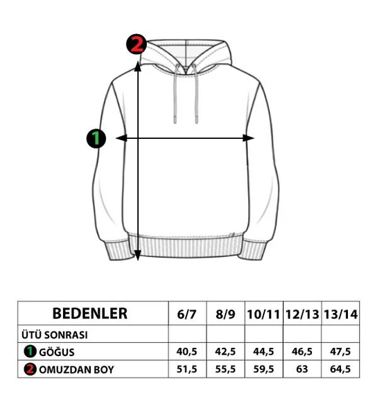 Toontoy Erkek Çocuk Pamuklu Kabartma Baskılı Sweatshirt - 12