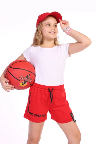 Toontoy Kız Çocuk Enjoy Today Baskılı Şort - 6