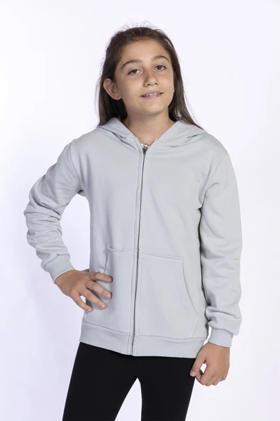 Toontoy Kız Ve Erkek Çocuk Kanguru Cepli Hırka - 4