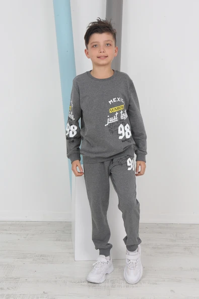 Toontoy Erkek Çocuk Just Tnty Baskılı Eşofman Takım