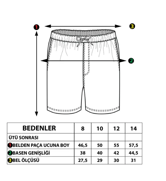 Toontoy Erkek Çocuk Cep Detaylı Baskılı Kapri - 2