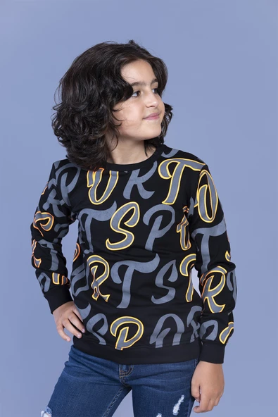Toontoy Erkek Çocuk Komple Baskılı Sweatshirt - 5