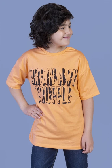 Toontoy Erkek Çocuk Yazı Baskılı Tişört - 9