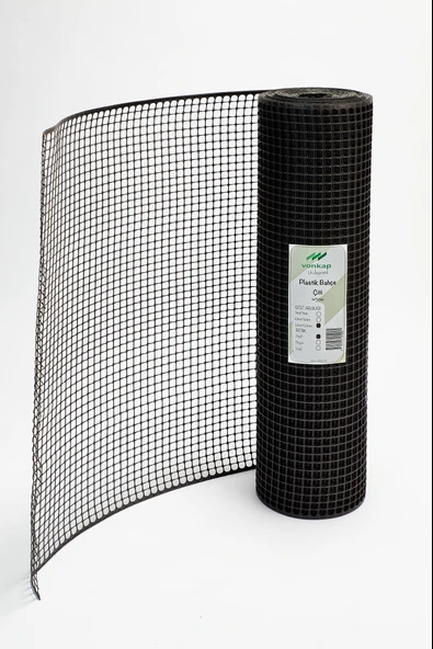 Vonkap Siyah Balkon Filesi - 1x3 m | 5 mm Gözlü Kedi ve Köpek Koruma Filesi | Evcil Hayvan Güvenlik Filesi - Resim 2