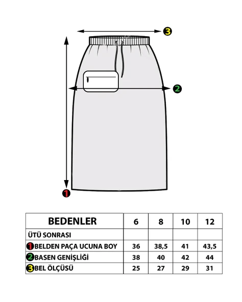 Toontoy Kız Çocuk Baskılı Çanta Detaylı Etek - 6
