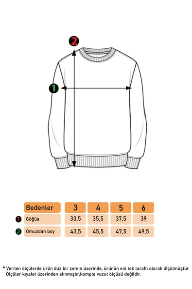 Toontoy Erkek Çocuk 3 Vıolatıon Baskılı Sweatshirt - 6
