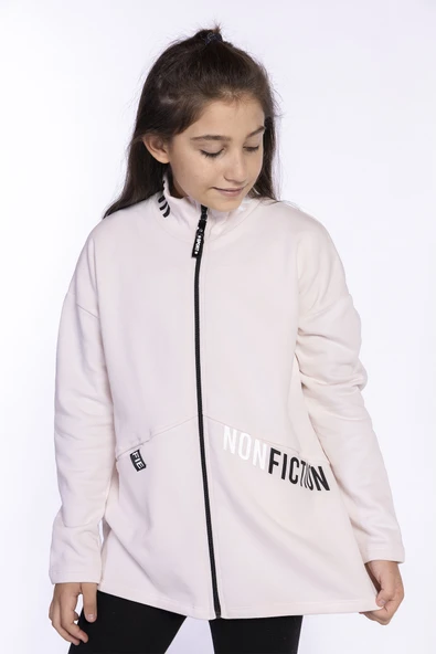 Toontoy Kız Çocuk Baskılı Uzun Hırka - 2