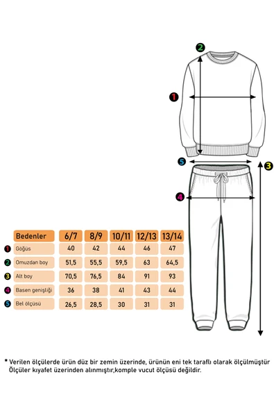 Toontoy Erkek Çocuk Just Tnty Baskılı Eşofman Takım - 12
