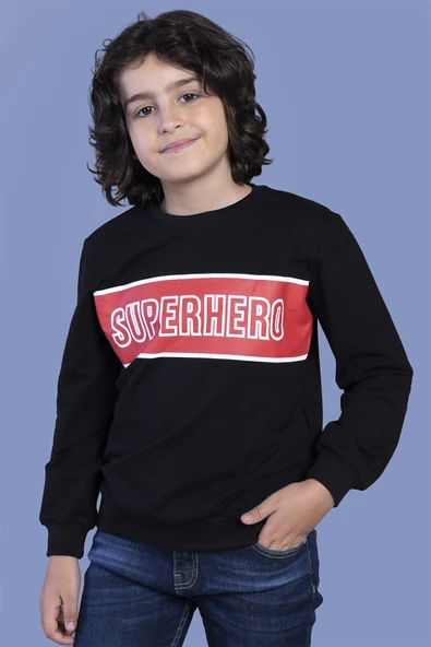 Toontoy Erkek Çocuk Baskılı Sweatshirt