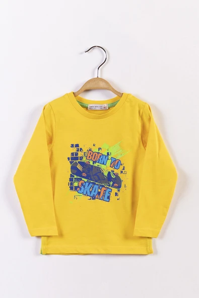 Toontoy Erkek Çocuk Kaykay Baskılı Tişört - 9
