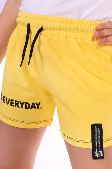 Toontoy Kız Çocuk Enjoy Today Baskılı Şort - 2