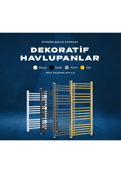 DECOPAN 600/1200MM SİYAH HAVLUPAN(16 boru) - 3