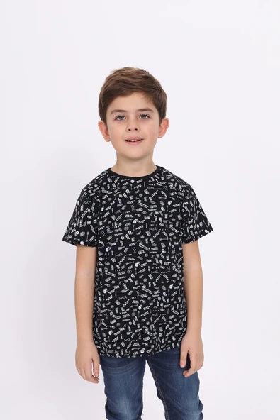 Toontoy Erkek Çocuk Komple Baskılı Tişört ürün görseli 1